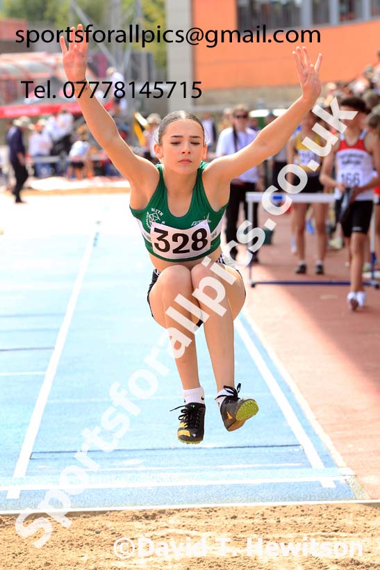 Long Jump, 2024 Gateshead Tartan Games.  Photo: David T. Hewitson/Sports for All Pics